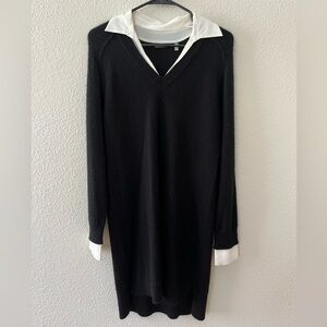 Shirt sweater combo, cashmere.